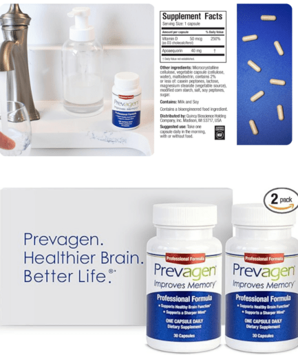 Enhance Memory & Brain Health with Prevagen 40mg Formula