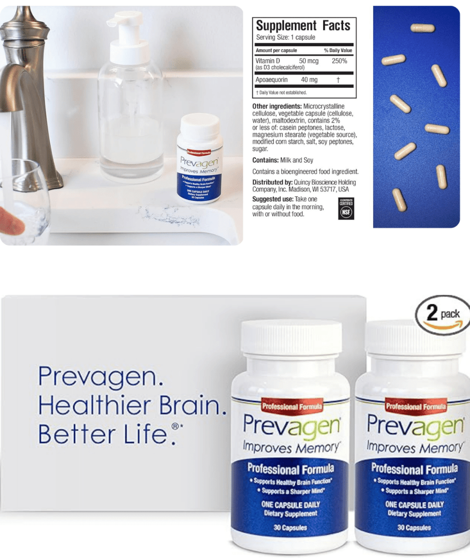 Enhance Memory & Brain Health with Prevagen 40mg Formula