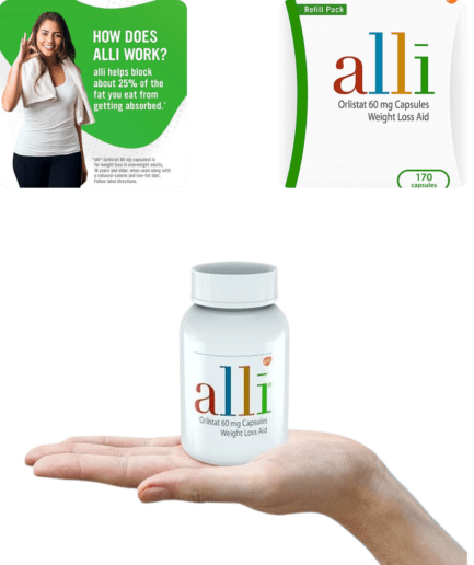 "Alli 60mg Capsules: Your 170-Count Weight Loss Solution"