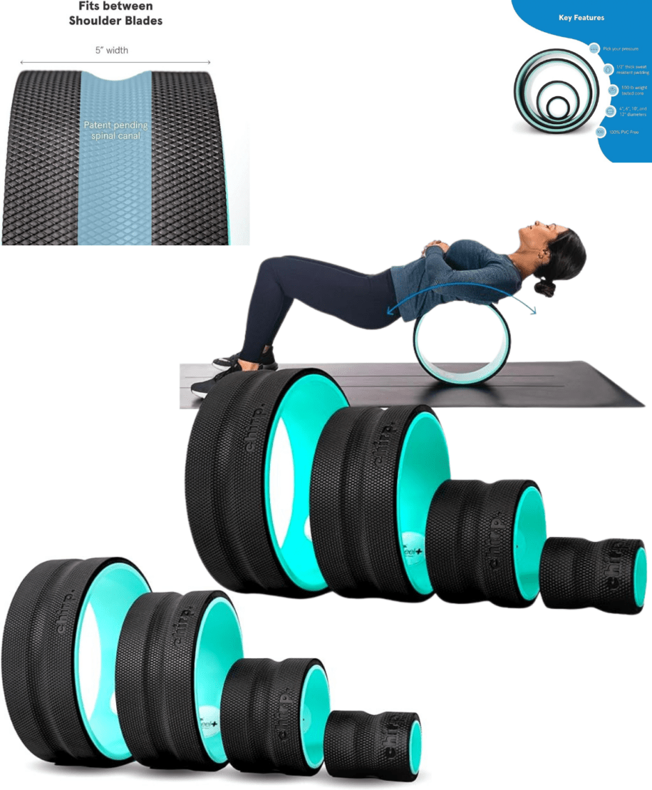 "Chirp Muscle Roller: Deep Tissue Massage Support"