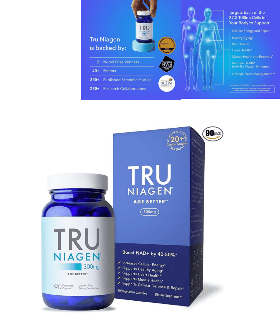 Empower Your Health: TRU NIAGEN 300mg NAD+ Support