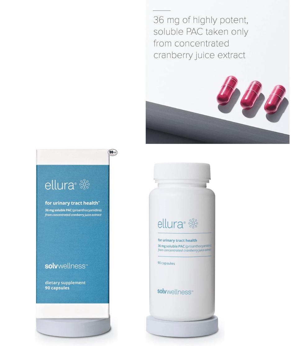 "Ellura 36mg PAC: Combat UTIs - 100% Bioavailable PAC"