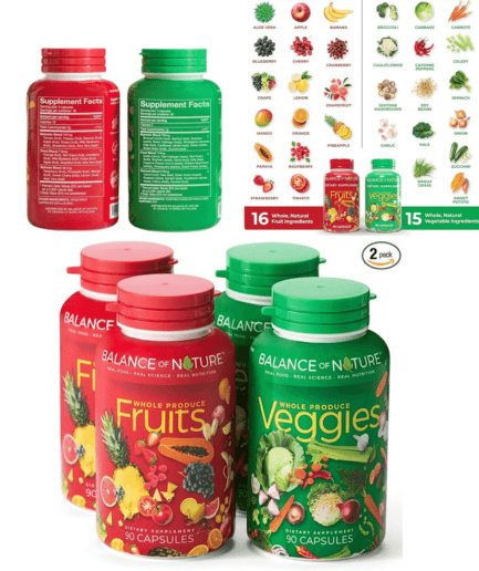 "Complete Whole Food Supplement: 90 Fruit, 90 Veggie Caps" Mata D