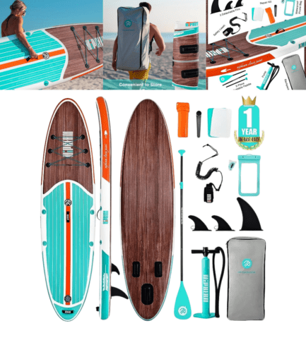 "Complete Inflatable SUP Package: Enjoy Fun on the Water!"