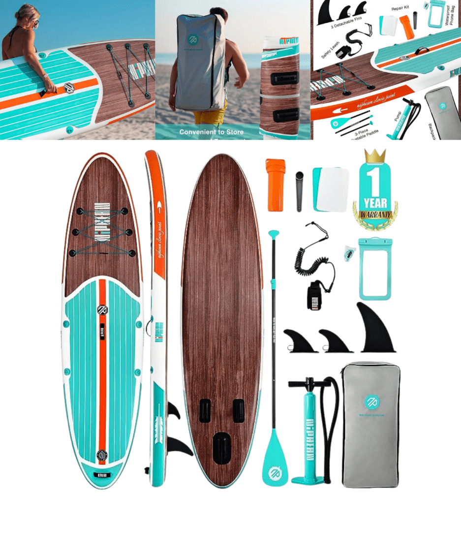 "Complete Inflatable SUP Package: Enjoy Fun on the Water!"