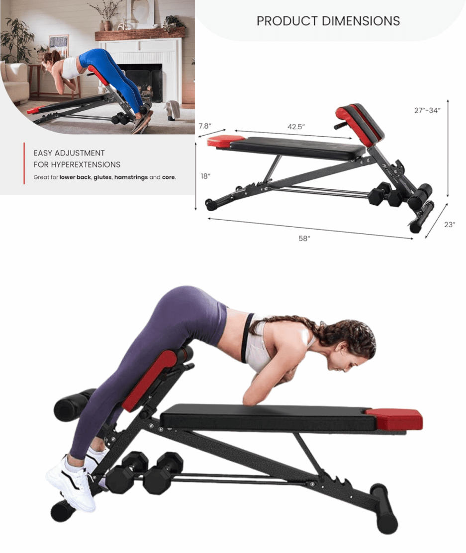 "Versatile Fitness Equipment: Multi-Functional Gym Bench"